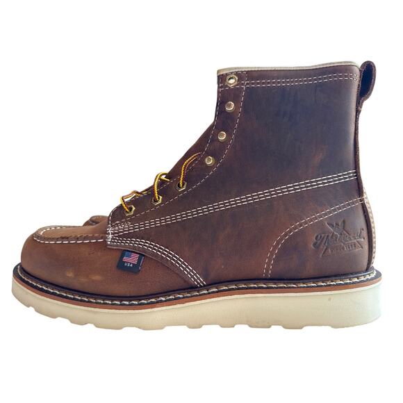 Thorogood Work Boots American Heritage 6" Mens 10.5D Leather Moc Toe 814-4203 - Picture 6 of 11